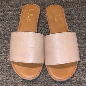 Tan sandals